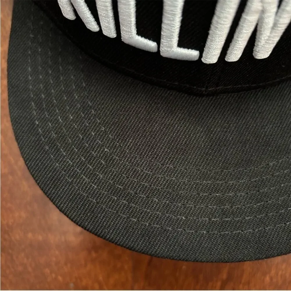 Jeffree Star Black Baseball Cap with White 'KILLIN' IT' Embroidery, NWOT